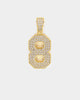 Saint Morta Men's Iced College Pendant Iced Gold