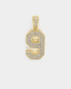 Saint Morta Men's Iced College Pendant Iced Gold