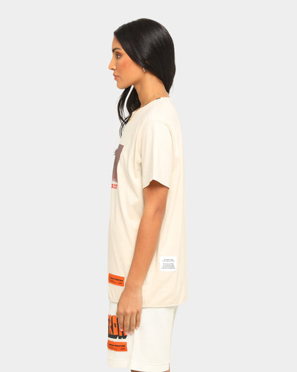 Heron Preston Dad Print Short Sleeve T-Shirt Beige