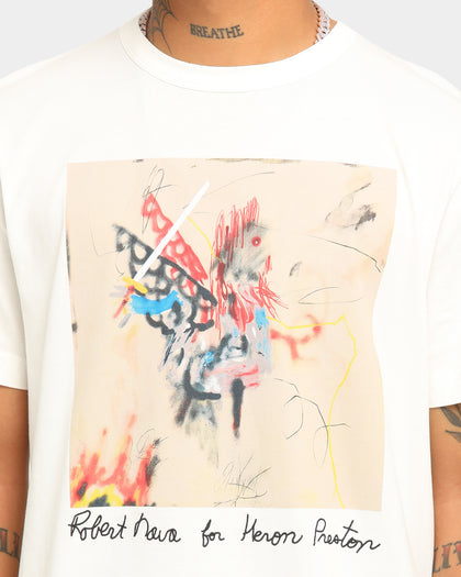 Heron Preston HP x Robert Nava Short Sleeve T-Shirt White