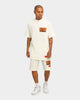 Heron Preston Waffle Bold Heron Short Sleeve T-Shirt Beige
