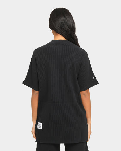 Heron Preston Waffle Bold Heron Short Sleeve T-Shirt Black