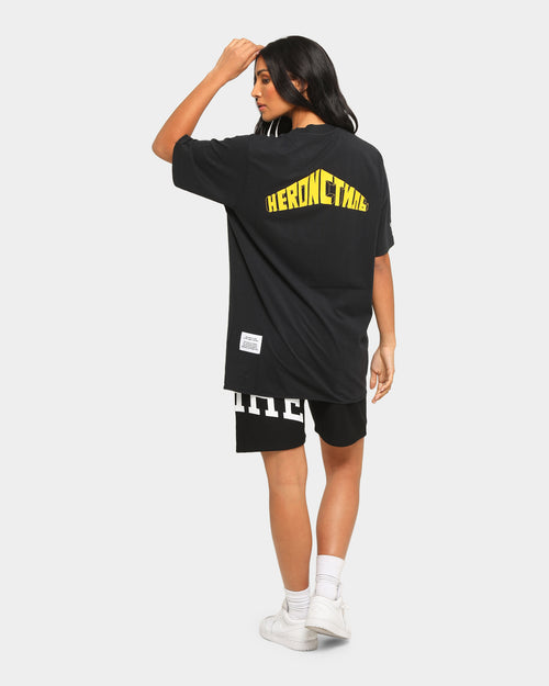 Heron Preston Oversized Style Logo Short Sleeve T-Shirt Black