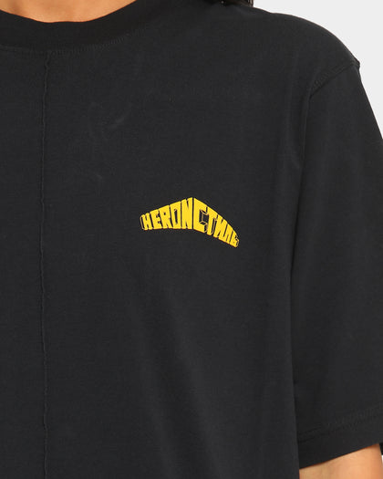 Heron Preston Oversized Style Logo Short Sleeve T-Shirt Black