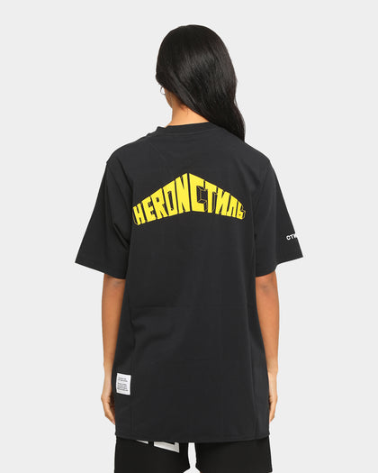 Heron Preston Oversized Style Logo Short Sleeve T-Shirt Black