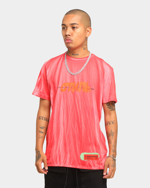 Heron Preston Spray СТИЛЬ Print Short Sleeve T-shirt Red
