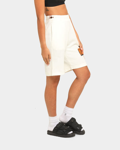 Heron Preston Waffle Logo Track Shorts Beige