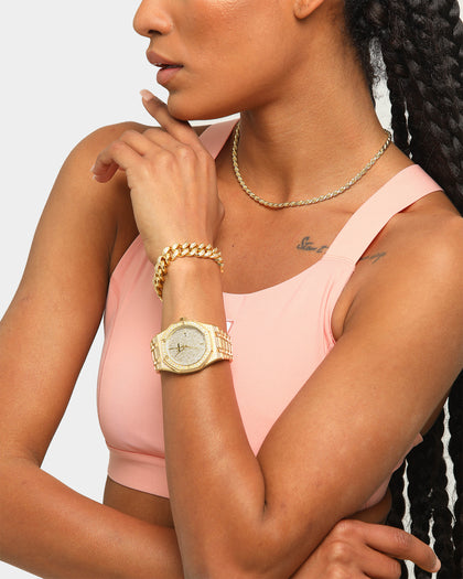 Raising Hell Women's 16" 4mm Rope Chain Choker 18K Gold Vermeil