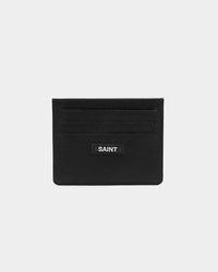 Saint Morta Men's Mini Logo Cardholder Black