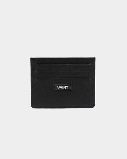 Saint Morta Men's Mini Logo Cardholder Black