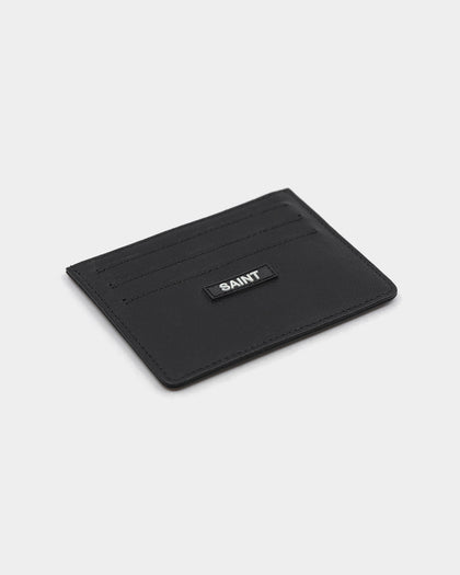Saint Morta Men's Mini Logo Cardholder Black