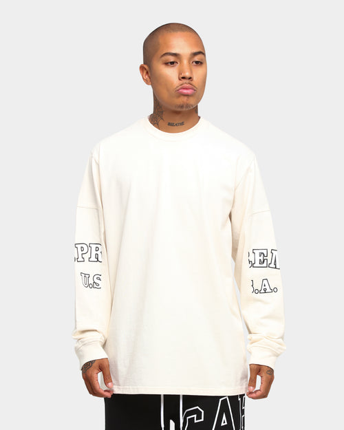 Supreme Cutout Sleeves Long Sleeve T-Shirt Natural