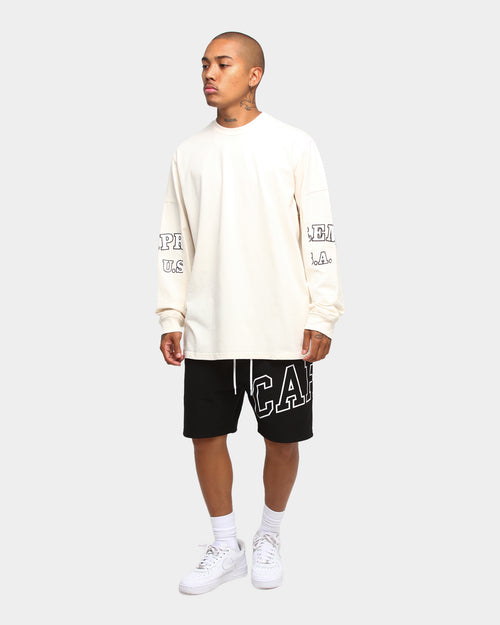 Supreme Cutout Sleeves Long Sleeve T-Shirt Natural