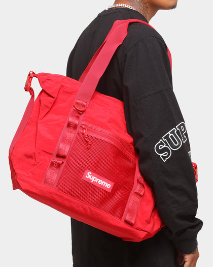 Supreme Zip Tote Dark Red