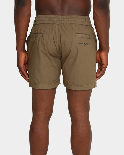 Saint Morta Club Sport Walk Shorts Army Green