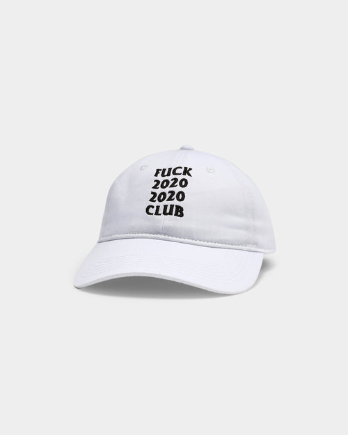 Goat Crew F*CK 2020 Club Dad Hat Strapback White
