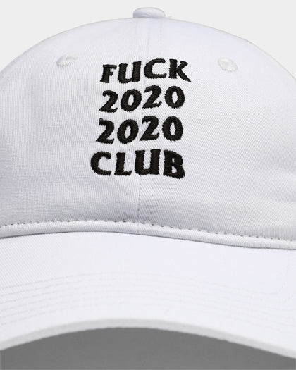 Goat Crew F*CK 2020 Club Dad Hat Strapback White