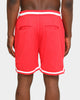 Saint Morta Men's Icon Mesh Basketball Short Red/White