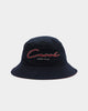 Carre Paris City Reversible Bucket Hat Navy/Red