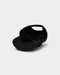 Carré Men's Scripted Metal Badge Classique Strapback Black/Silver