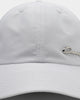Carré Men's Scripted Metal Badge Classique Strapback White/Silver