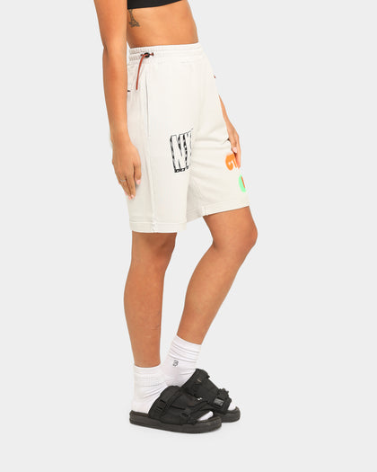 Heron Preston Graffiti СТИЛЬ Logo Sweatshorts Ice Grey