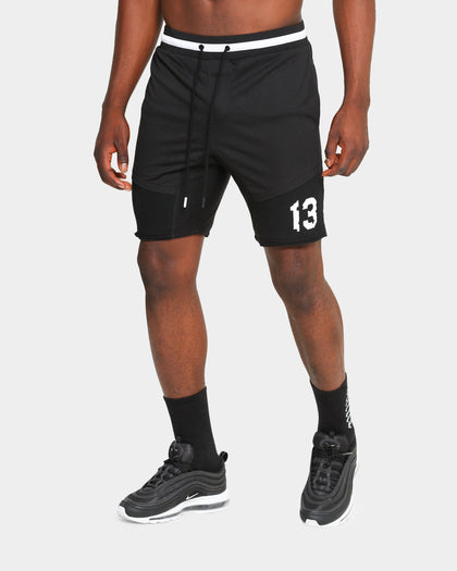 Saint Morta Classico Mesh Basketball Shorts Black/White