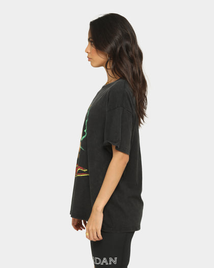 TUPAC Red Tupac T-Shirt Washed Black