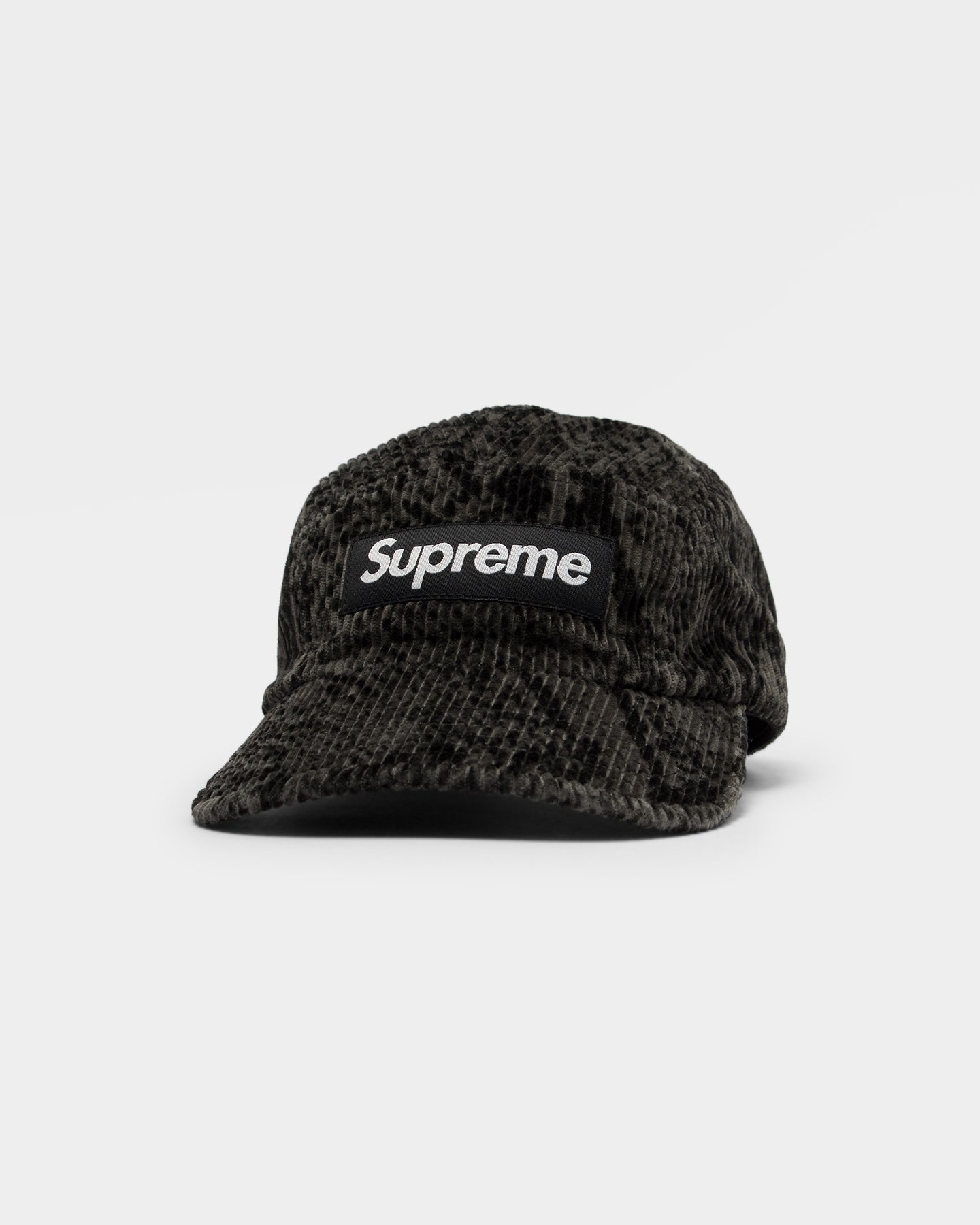 Supreme Snakeskin Corduroy Camp Cap Black | Culture Kings US