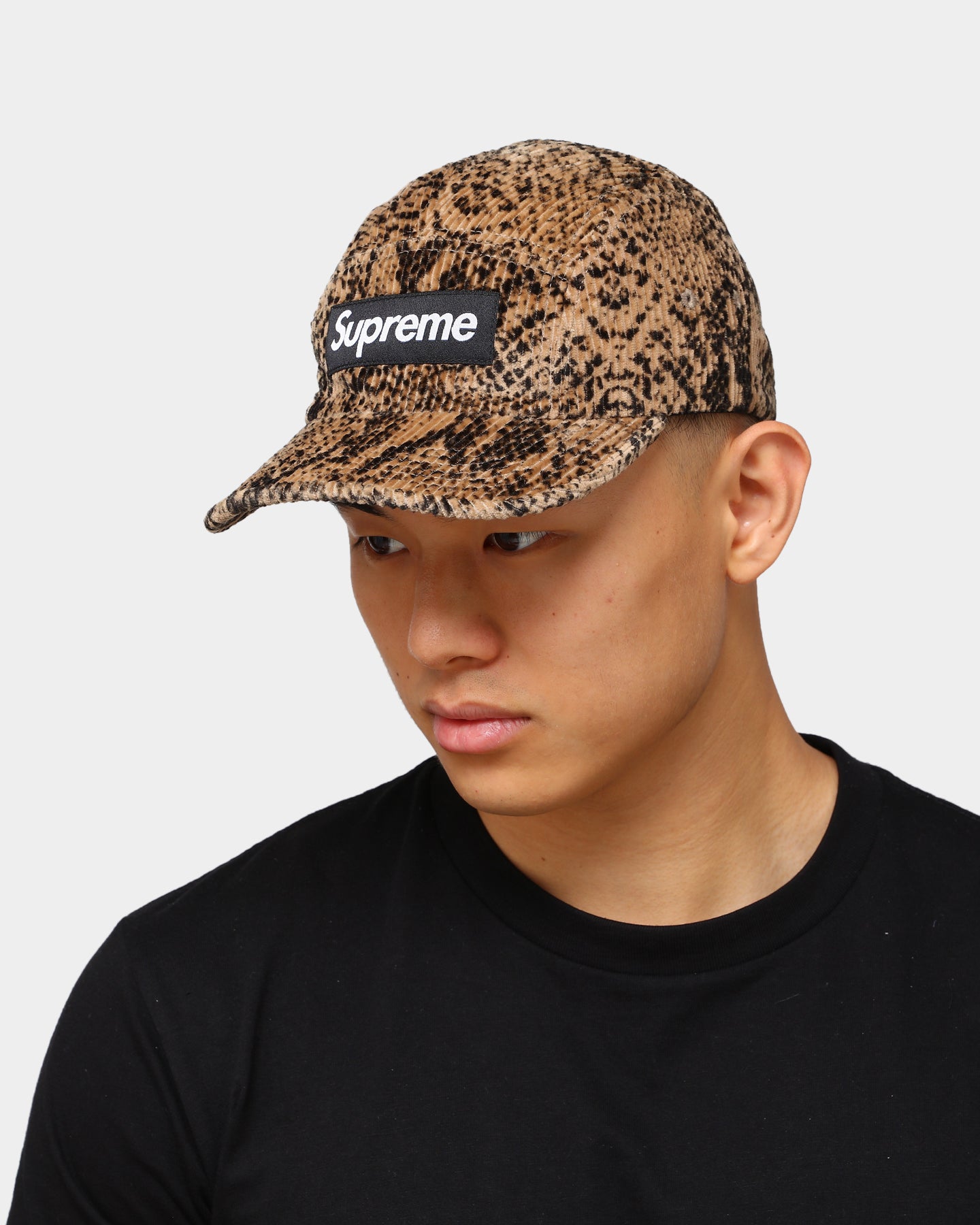 Supreme Snakeskin Corduroy Camp Cap Brown | Culture Kings US