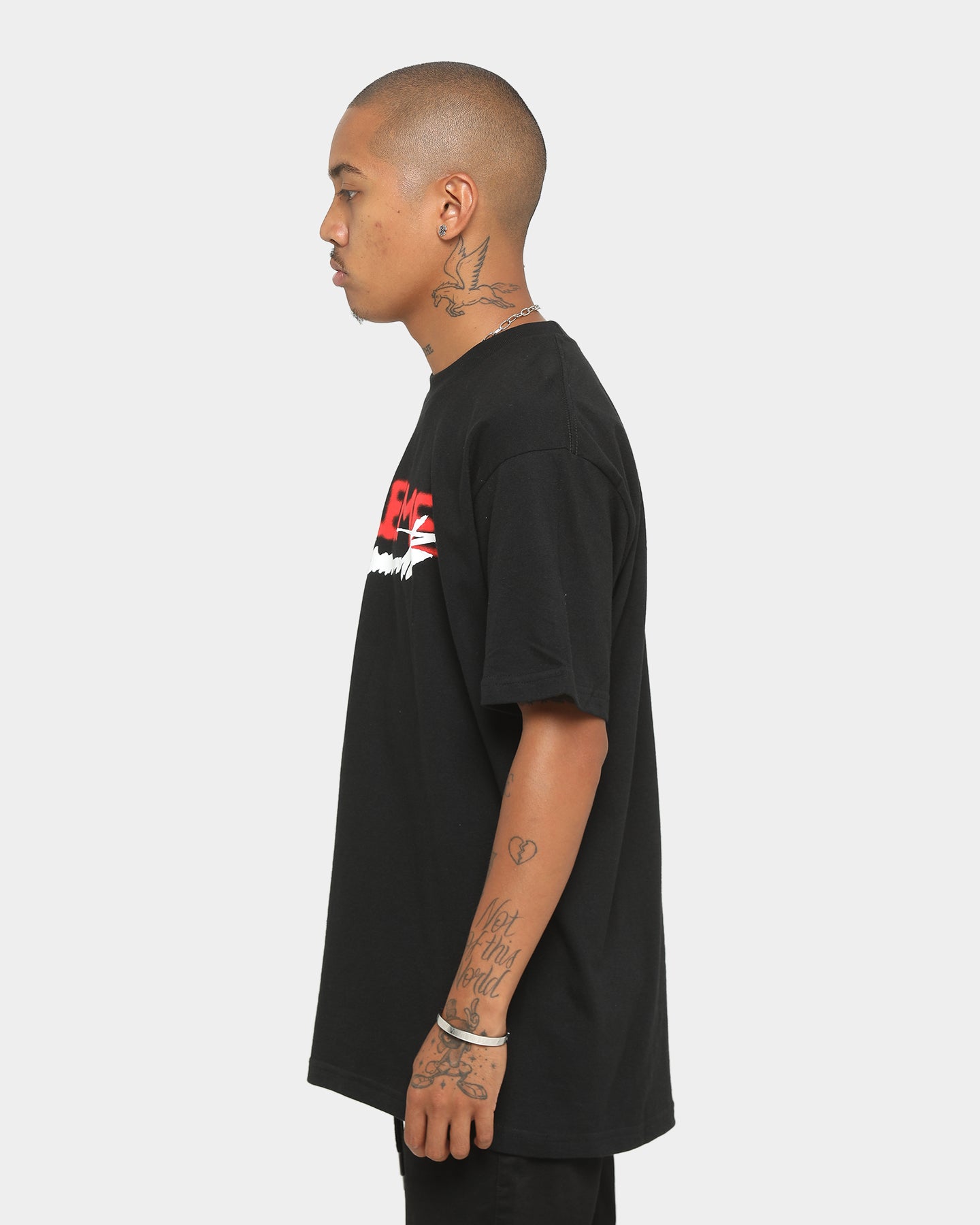 Supreme Supreme X Yohji Yamamoto Logo T-Shirt Black | Culture Kings US