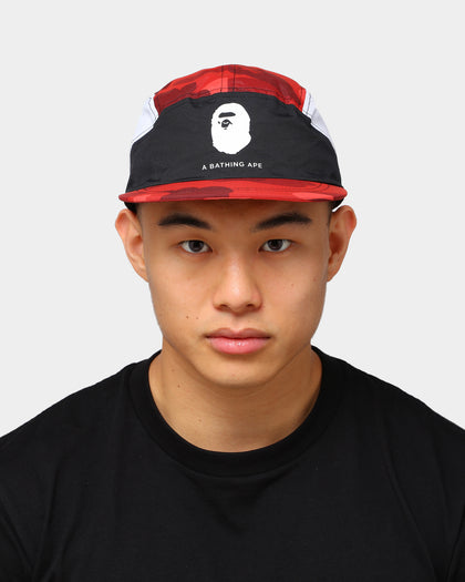 A Bathing Ape 1st Colour Block RC Hat Red