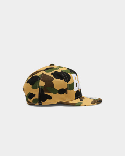 A Bathing Ape 1st Camo Bape x New Era Snapback Yellow
