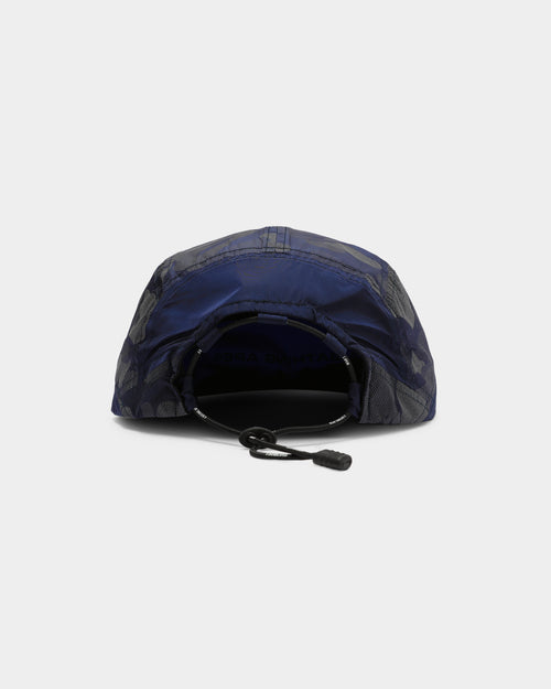 A Bathing Ape ABC Dot Reflective 5 Panel Strapback Navy