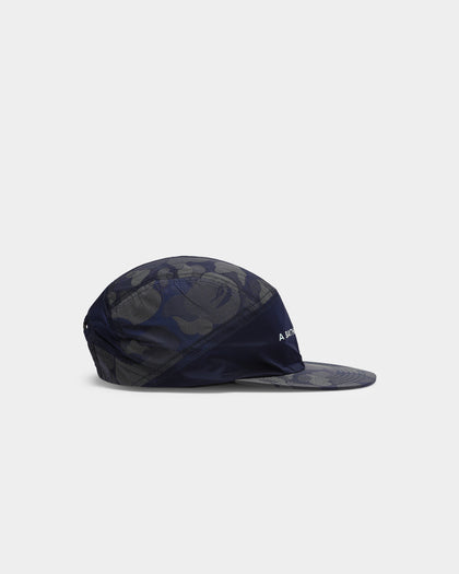 A Bathing Ape ABC Dot Reflective 5 Panel Strapback Navy