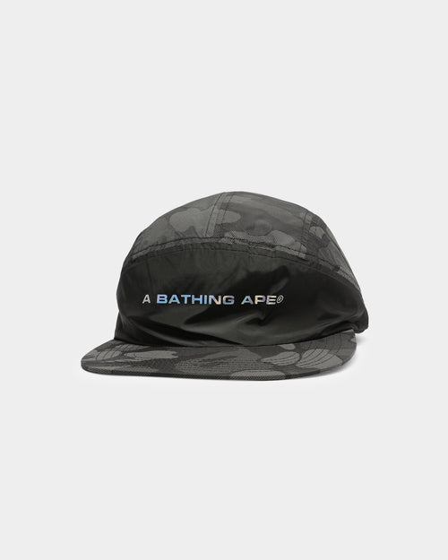 A Bathing Ape ABC Dot Reflective 5 Panel Strapback Black