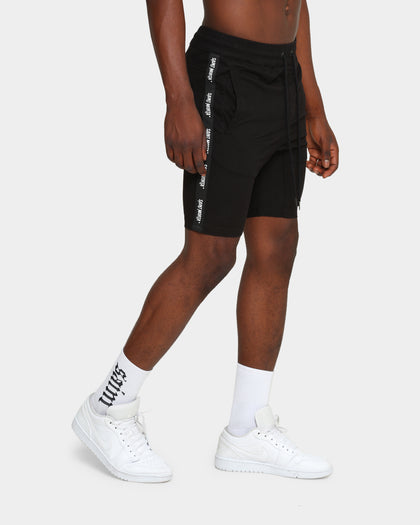 Saint Morta Canal X Walk Shorts Black
