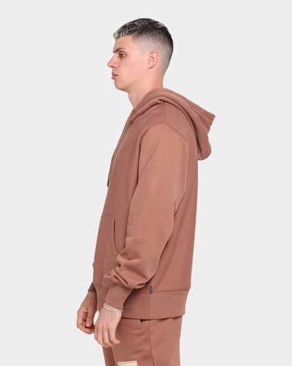 Carré Box Classique Hoodie Brown