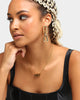 Raising Hell Women's Chain Link Earrings Gold