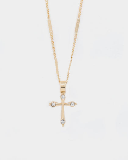 Raising Hell Women's Stun Stack Necklace Set Gold