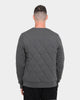 Carré Roadman Quilted Sweater Charcoal