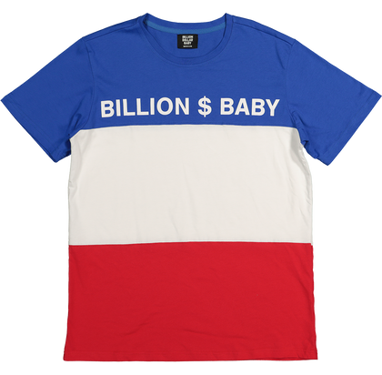 Billion Dollar Baby Tricolour T-Shirt Red/White/Blue