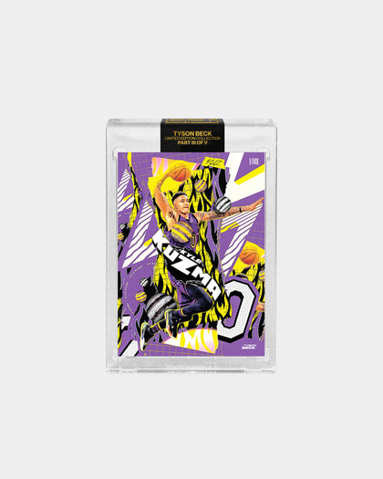 NBA Kuzma x TB Limited Edition Metallic Purple Card Multi-Coloured