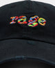 Rage Men's Rage Distressed Dad Hat Washed Black