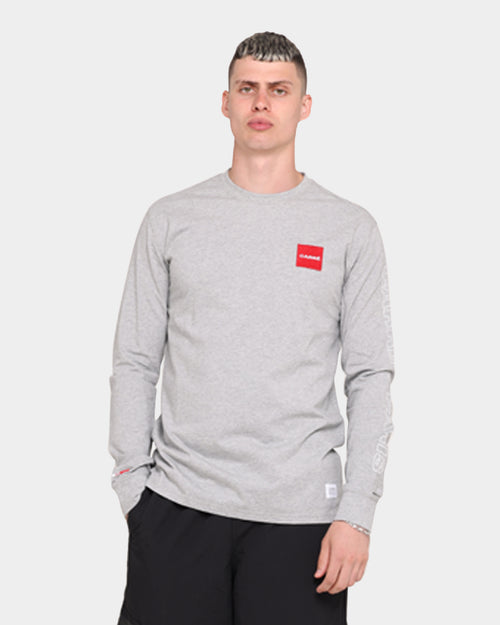 Carré Objectif Box Classique Long Sleeve T-Shirt Grey Marle