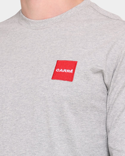 Carré Objectif Box Classique Long Sleeve T-Shirt Grey Marle