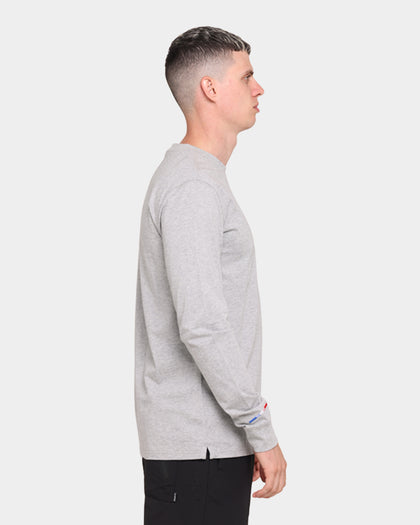 Carré Objectif Box Classique Long Sleeve T-Shirt Grey Marle