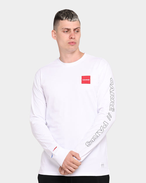 Carré Objectif Box Classique Long Sleeve T-Shirt White