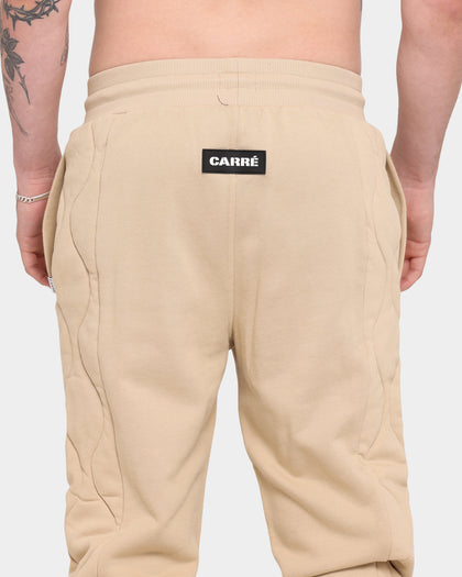 Carré Motor Quilted Trackpants Stone