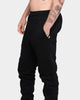 Carré Motor Quilted Trackpants Black